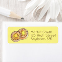 Crumpets de agua caliente Cocina británica Comida 