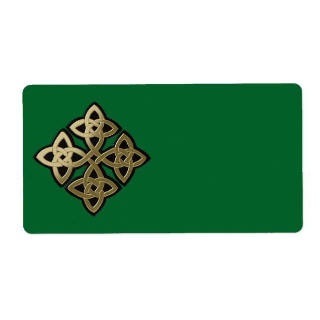 Etiqueta Cruz celta (Frente)