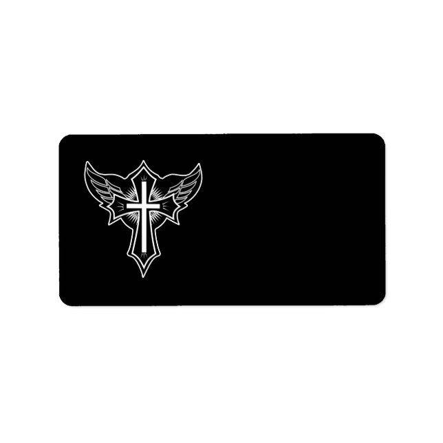 Etiqueta Cruz cristiana (Frente)