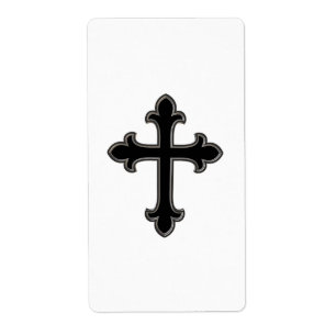 Etiqueta Cruz cristiana