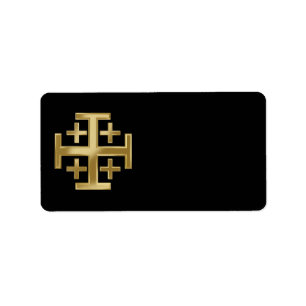 Etiqueta Cruz cristiana