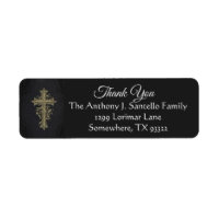 Cruz decorativa Gold Gracias