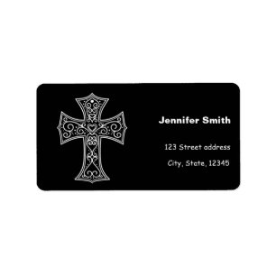 Etiqueta Cruz ornamental