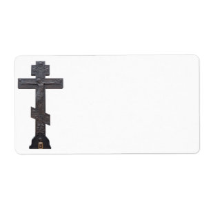 Etiqueta Cruz ortodoxa rusa