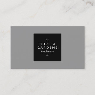 Etiqueta cuadrada 01 - Gris