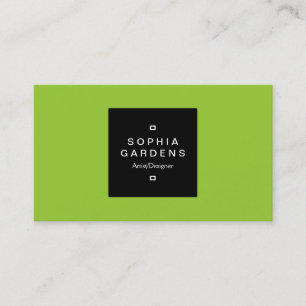 Etiqueta cuadrada 01 - Verde marciano