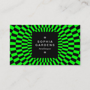 Etiqueta cuadrada 01a - Op Art 02