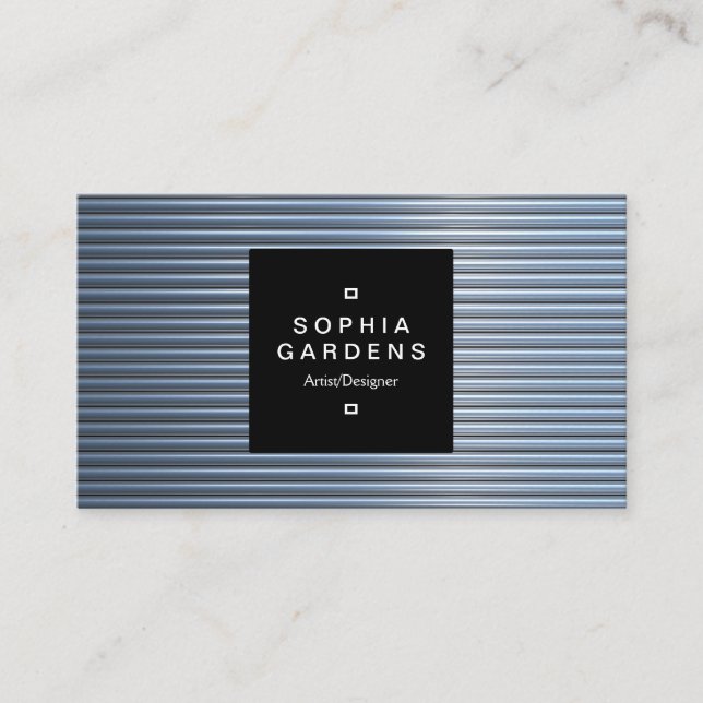 Etiqueta cuadrada 01a: tubos cromados (Anverso)