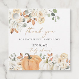 Etiqueta cuadrada de favor para baby shower de oto