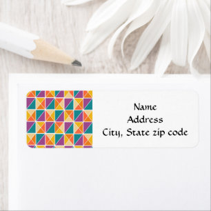 Etiqueta Cuadrados en triángulos