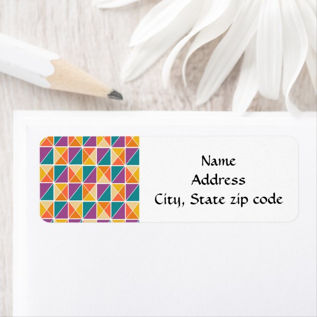 Etiqueta Cuadrados en triángulos (In situ)