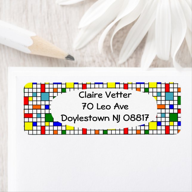 Etiqueta Cuadrícula de Bauhaus (In situ)