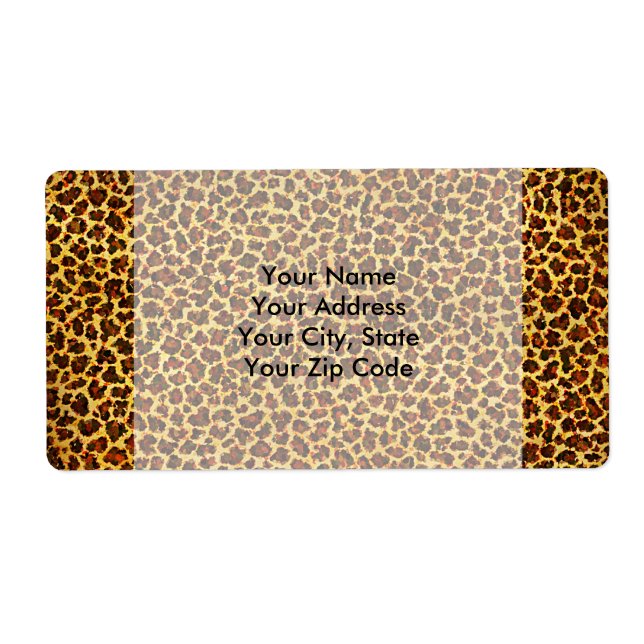 Etiqueta Cuadros de pintura de aceite parecen puntos de leo (Frente)