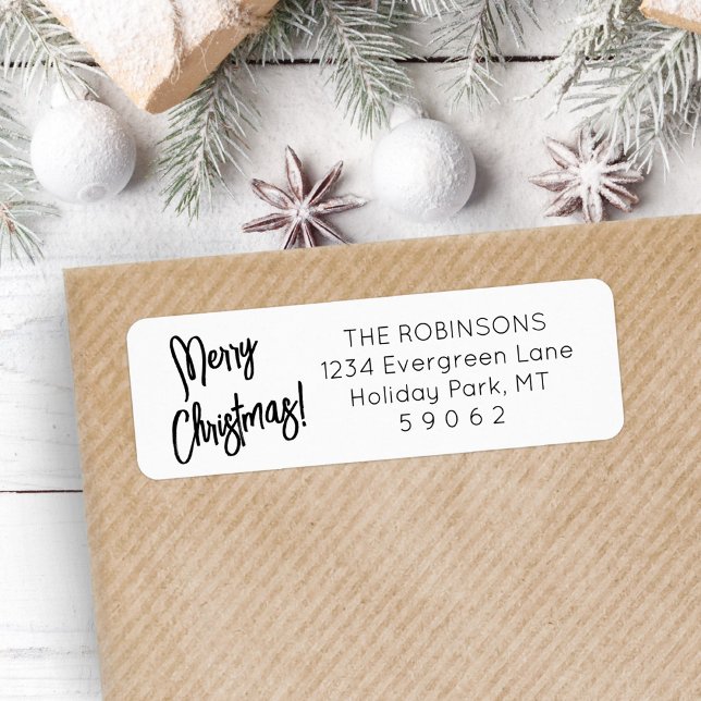 Etiqueta Cualquier guión de dirección de retorno de Navidad (Subido por el creador)