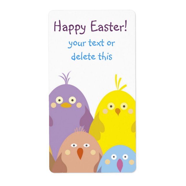 Etiqueta Cuartel de chichas (Frente)