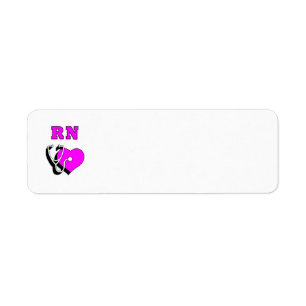 Etiqueta Cuidado del RN de la enfermera
