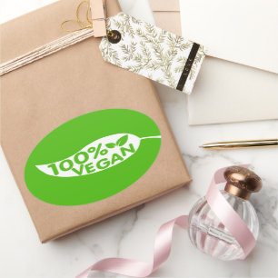 Etiqueta culinaria vegana al 100%