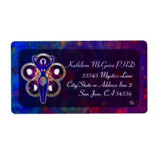 Etiqueta Culto a diosa en 3D