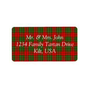 Etiqueta Cumming Tartan