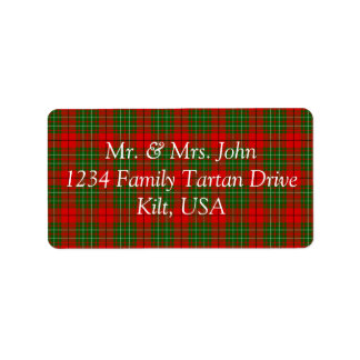 Etiqueta Cumming Tartan