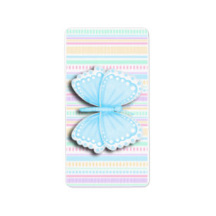 Etiqueta Cumpleaños de la mariposa Hershey Ministra Candy W