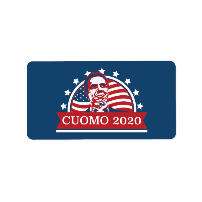 Etiqueta Cuomo 2020 | Votación al Presidente (Frente)