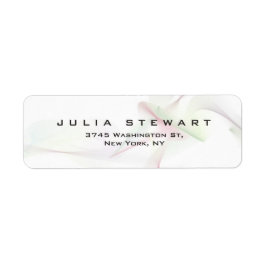 Etiqueta Curvas abstractas elegantes profesional moderno