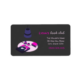 Etiqueta Custom Book Club Address Labels