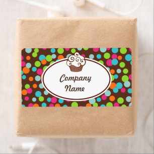 Etiqueta Custom Cupcake Sprinkles Labels