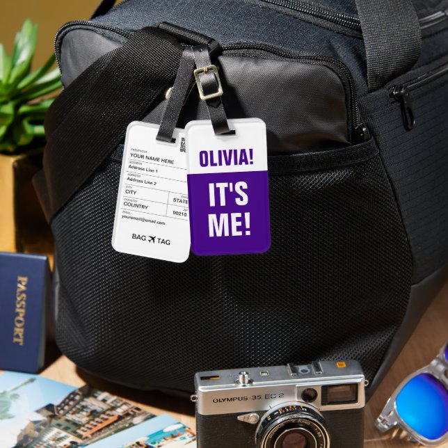 ETIQUETA -<Custom name>¡Soy yo! (Anverso & Reverso)