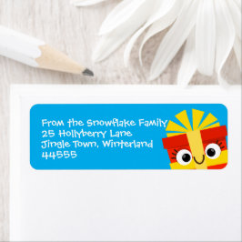 Etiqueta Cute Christmas Gift Address Label