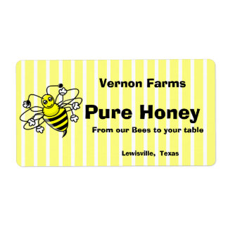 Etiqueta Cute Honey Jar