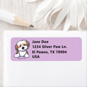 Etiqueta Cute KiniArt Havanese