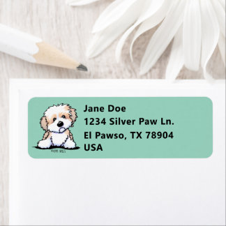Etiqueta Cute KiniArt Havanese