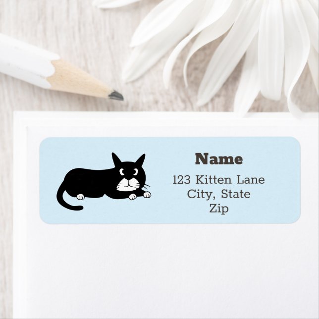 Etiqueta Cute Kitten (In situ)
