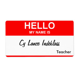 Etiqueta Cy Lance Indeklass