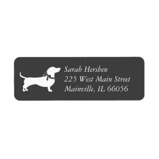 Etiqueta Dachshund Weiner Perro Baby Shower Sexo Neutral