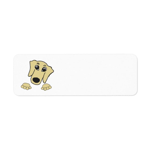 Etiqueta dachshund wheaton personalizado peeking (Frente)