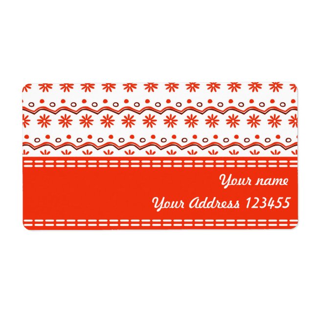 Etiqueta Daisies (Frente)