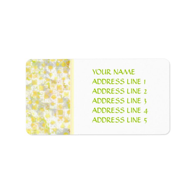 Etiqueta Daisy Daisy (Frente)