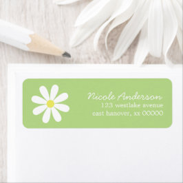 Etiqueta Daisy en verde