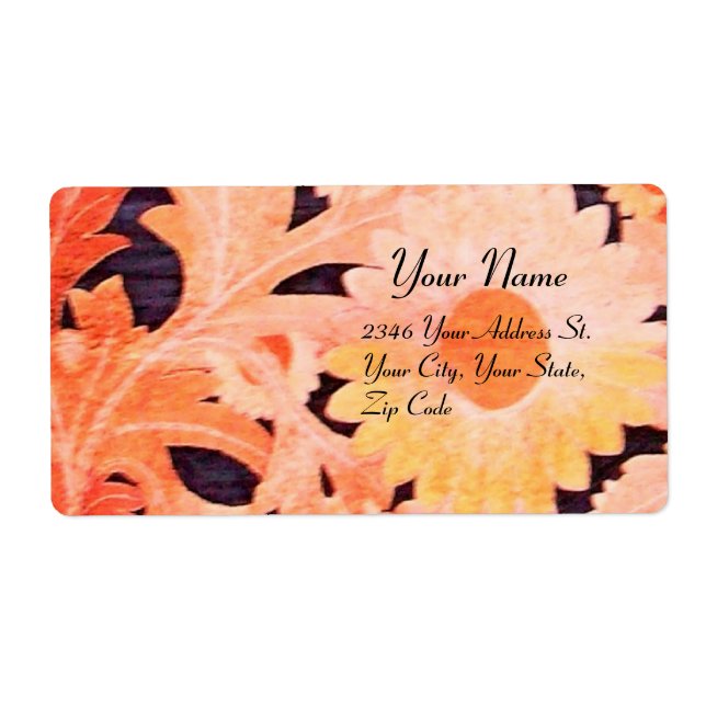 Etiqueta DAISY , negro marrón rojo (Frente)