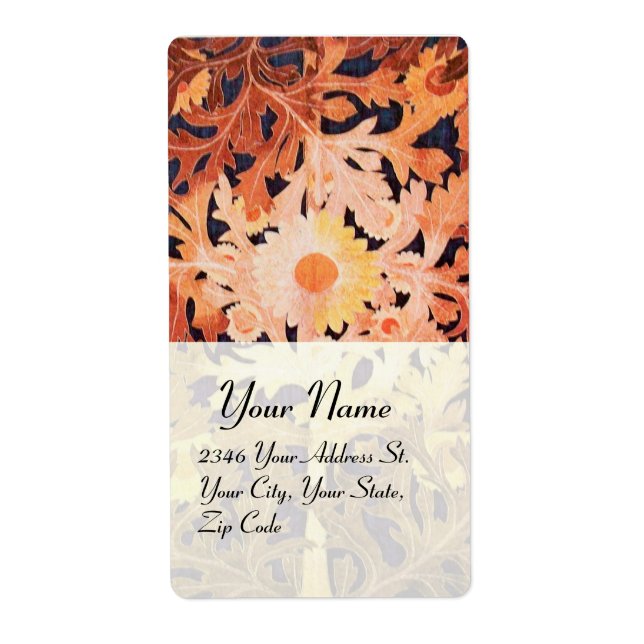 Etiqueta DAISY , negro marrón rojo (Frente)