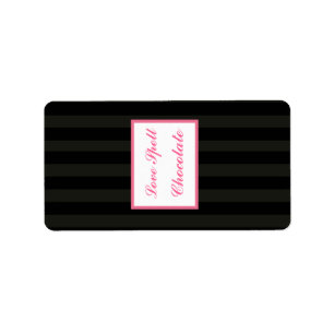 Etiqueta Damasco/corona rosa de 1.25" x 2.75" de Hershey
