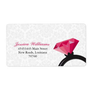 Etiqueta Damask Bling