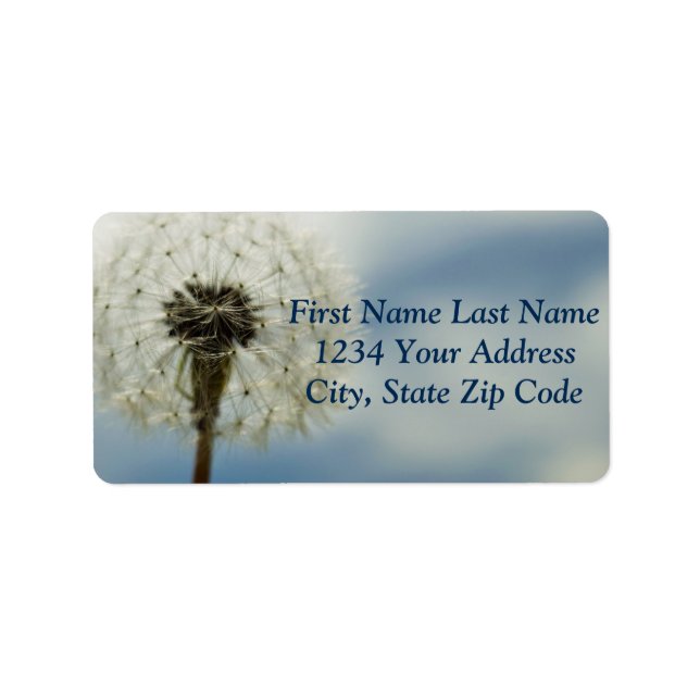 Etiqueta Dandelion (Frente)