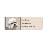 Dandie Dinmont Terrier Pintura Original De Perro