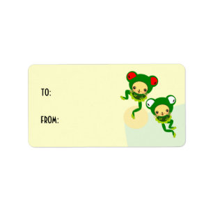 Etiqueta danza del froggy