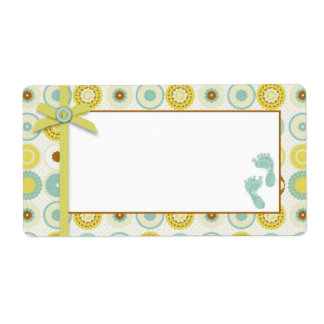 Etiqueta Darling Baby Toes Name Tag