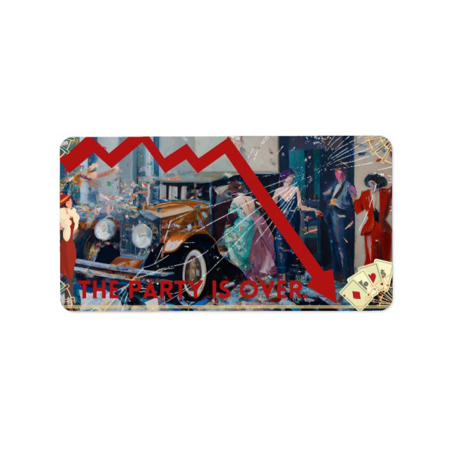 Etiqueta Das Party ist vorbei. (Frente)